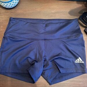 Adidas Women's Dark Blue Athletic Shorts